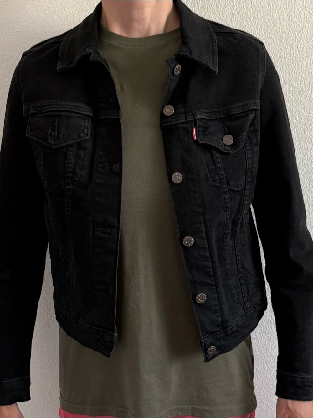 Levi's Black Denim Trucker Jacket